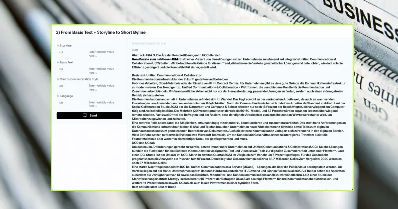 Captura de pantalla de Sistema de automatización de relaciones públicas para Akima